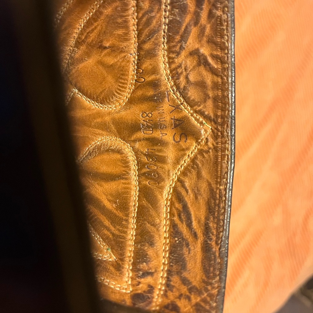 Vintage Texas Boots, USA, 8.5 D - Picture 6 of 13